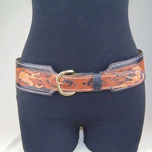 Leather Sash Belt